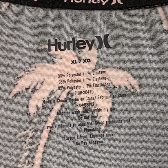 Hurley NWT long sleeve sleepwear pajama with button and left front pocket - Picture 2 of 5